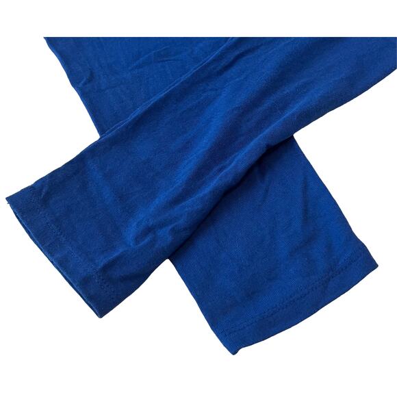 CHARTER CLUB OPEN FRONT LONG SLEEVE JACKET, WOMENS, P/S, BLUE, DRAPED , COTTON - Picture 5 of 8